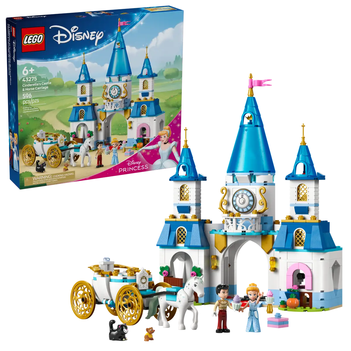 Cinderella's Castle & Horse Carriage