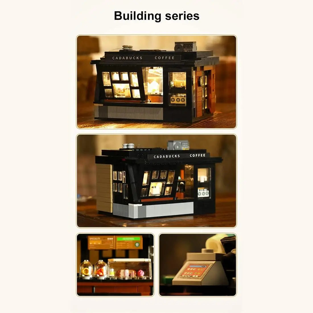 Coffee Shop Building Set