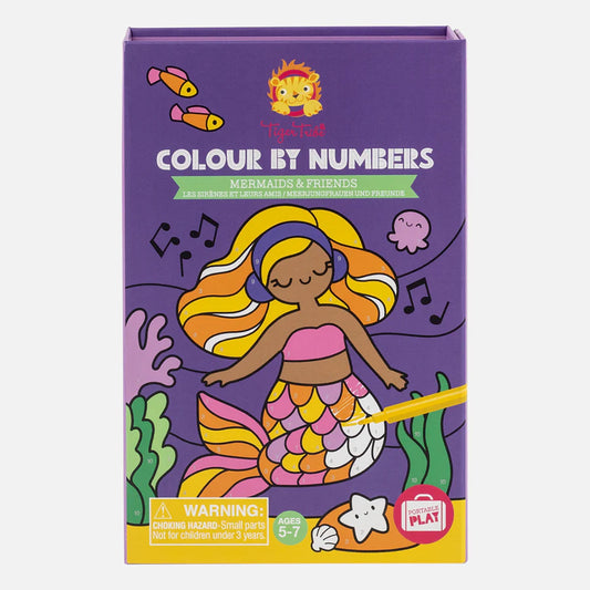 Color by Numbers - Mermaids and Friends