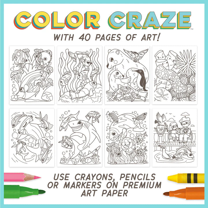 Color Craze Ocean Coloring Book