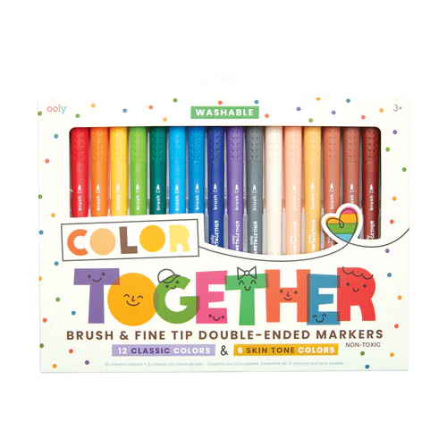 Color Together: Brush and Fine Tip Double Ended Markers