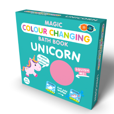 Color Changing Bath Book: Unicorn