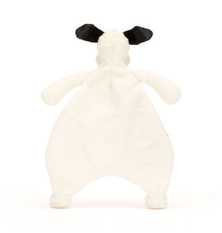 Bashful Black & Cream Puppy Comforter