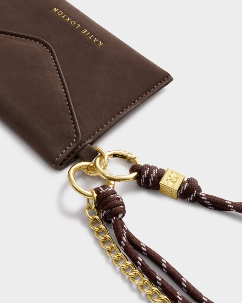Cord Wallet - Bitter Chocolate