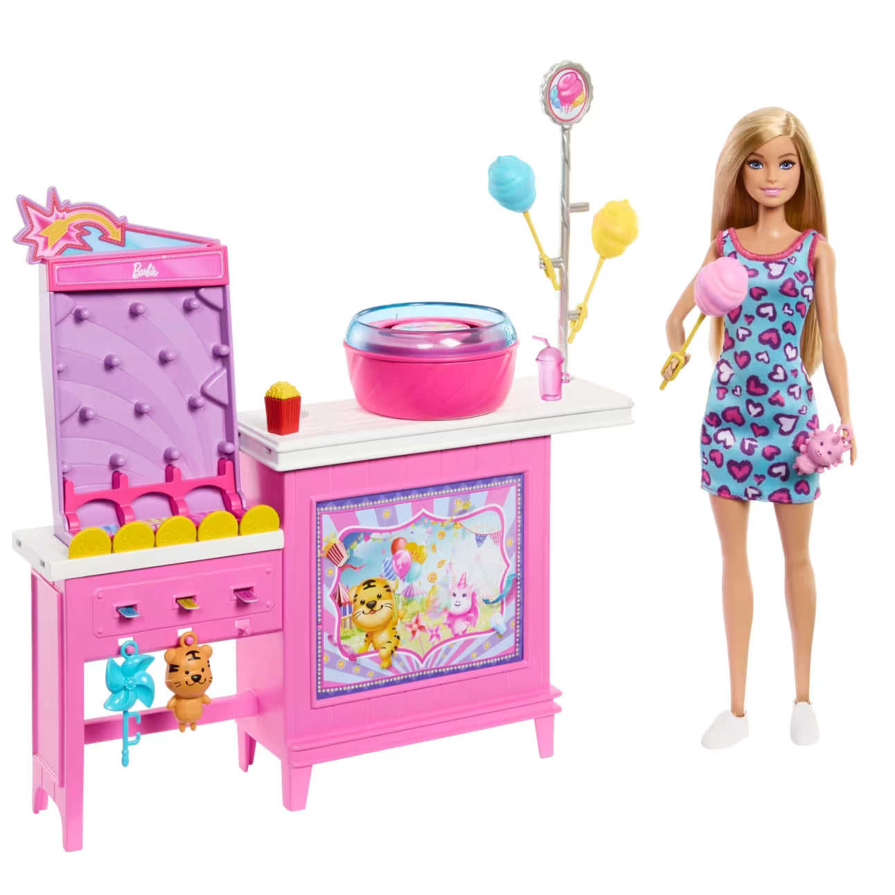 Barbie Cotton Candy & Game Playset