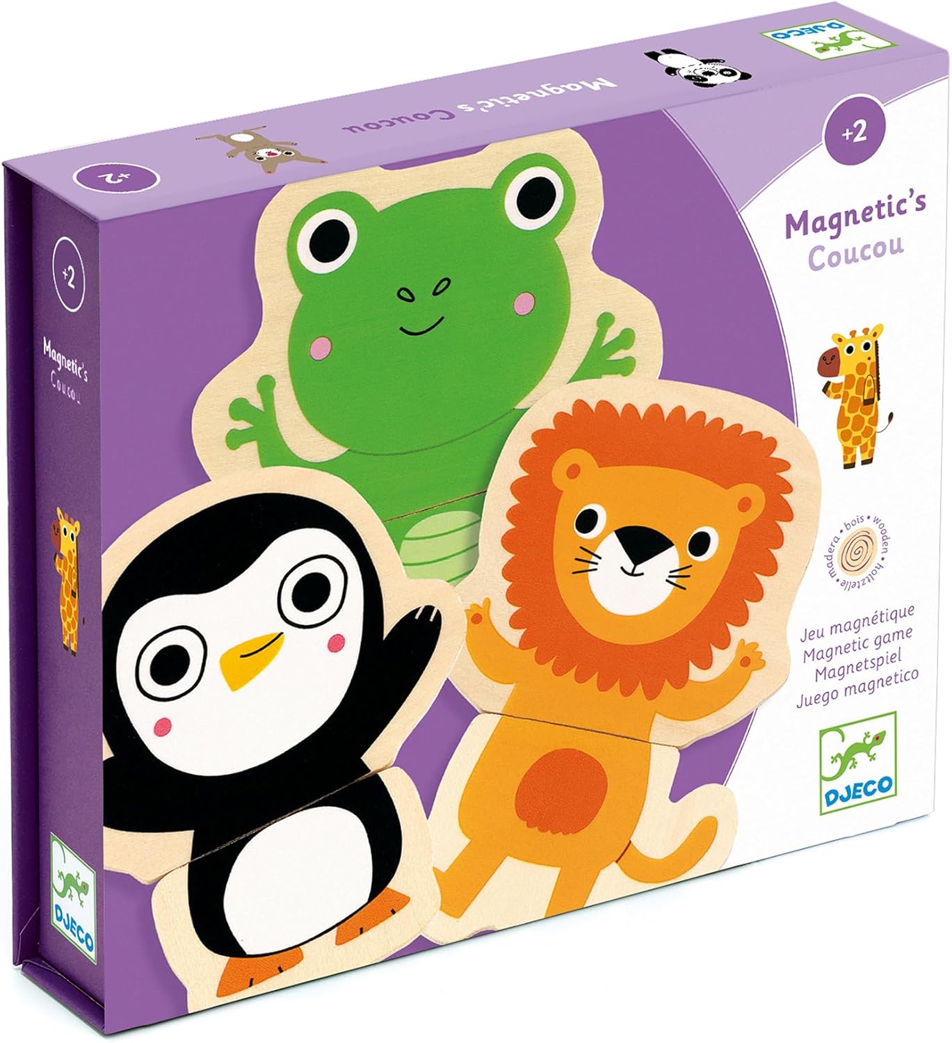 Coucou Wooden Animal Magnets