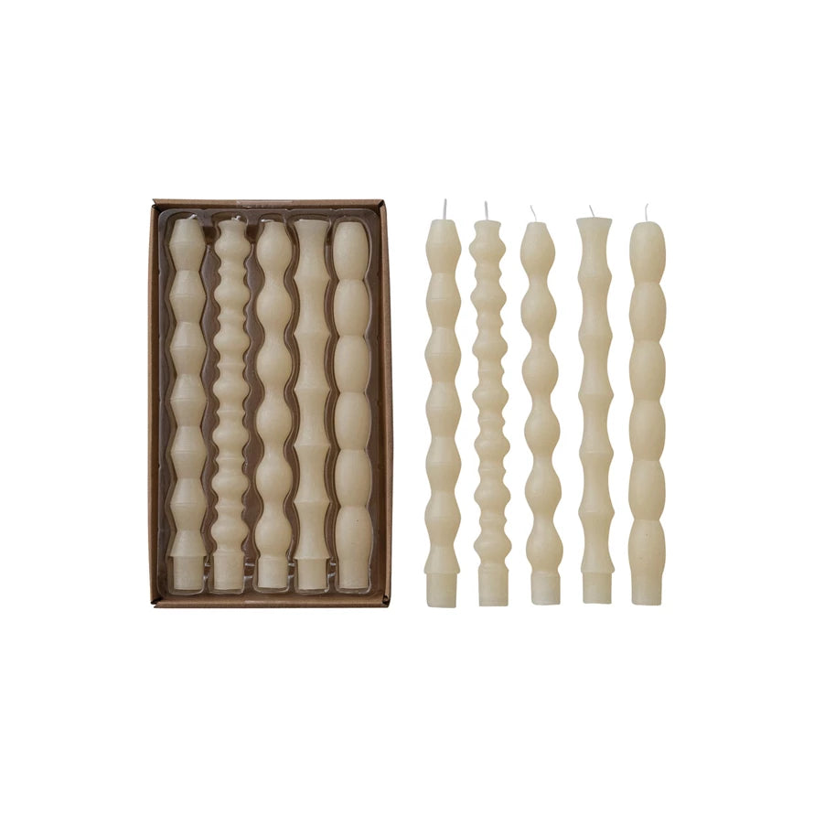 Cream Taper Candles