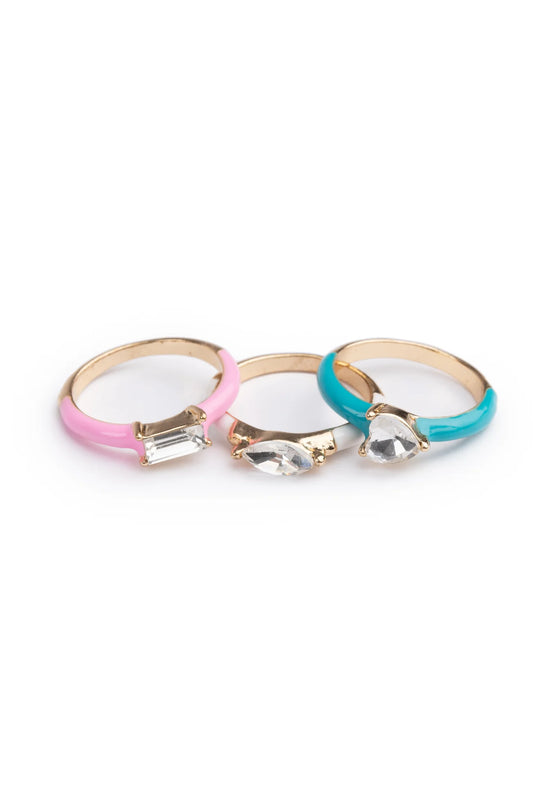 Boutique Chic Crystal Cool Rings