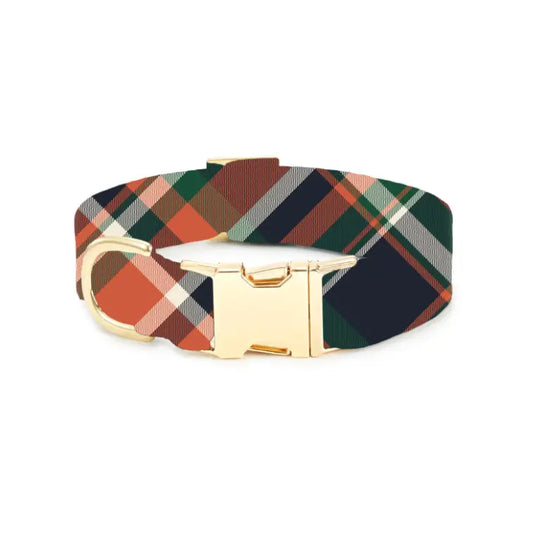 Dakota Plaid Dog Collar