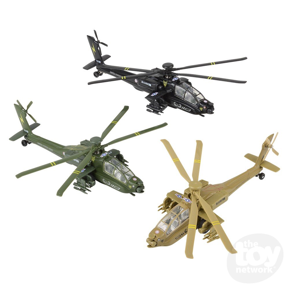 Diecast Apache Helicopter