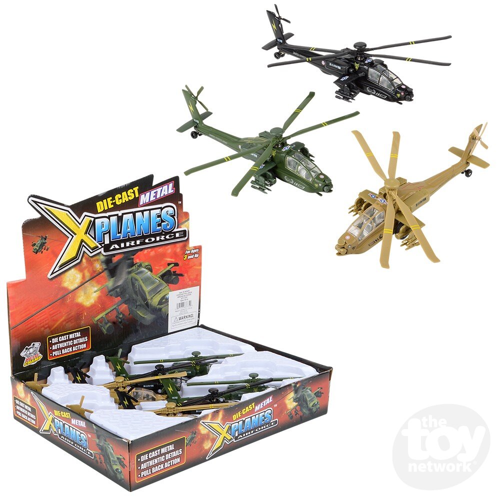 Diecast Apache Helicopter