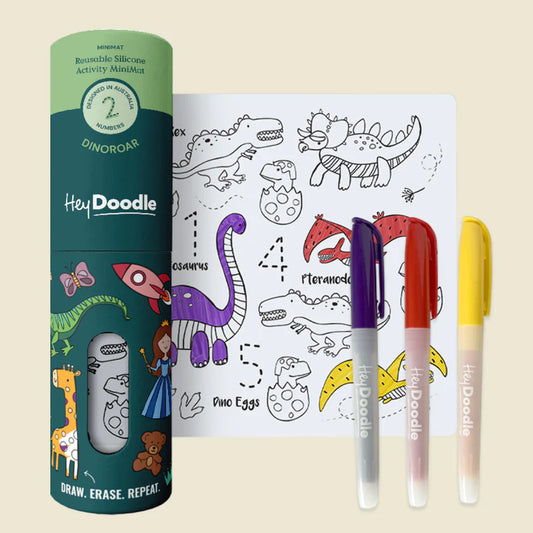 Dino Roar - Mini Coloring & Doodle Mat