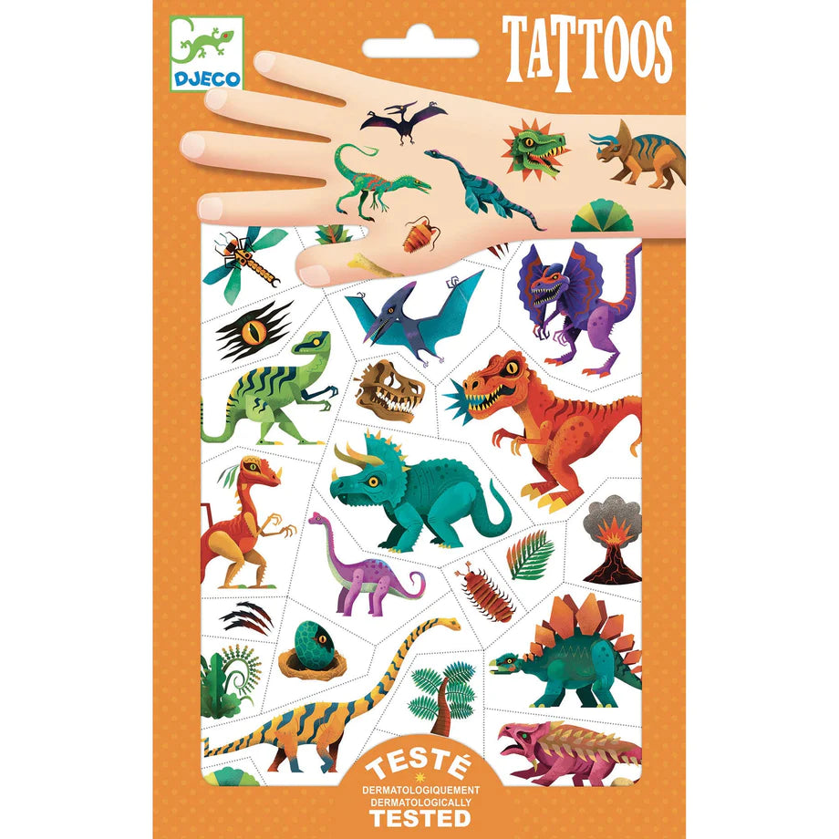 Dino Temporary Tattoos