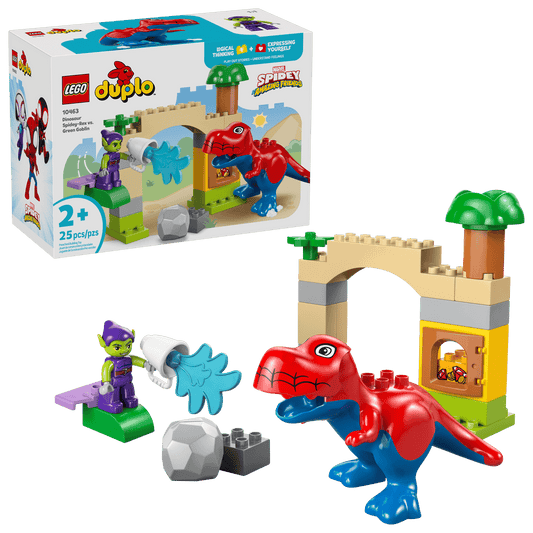 Dinosaur Spidey-Rex vs. Green Goblin