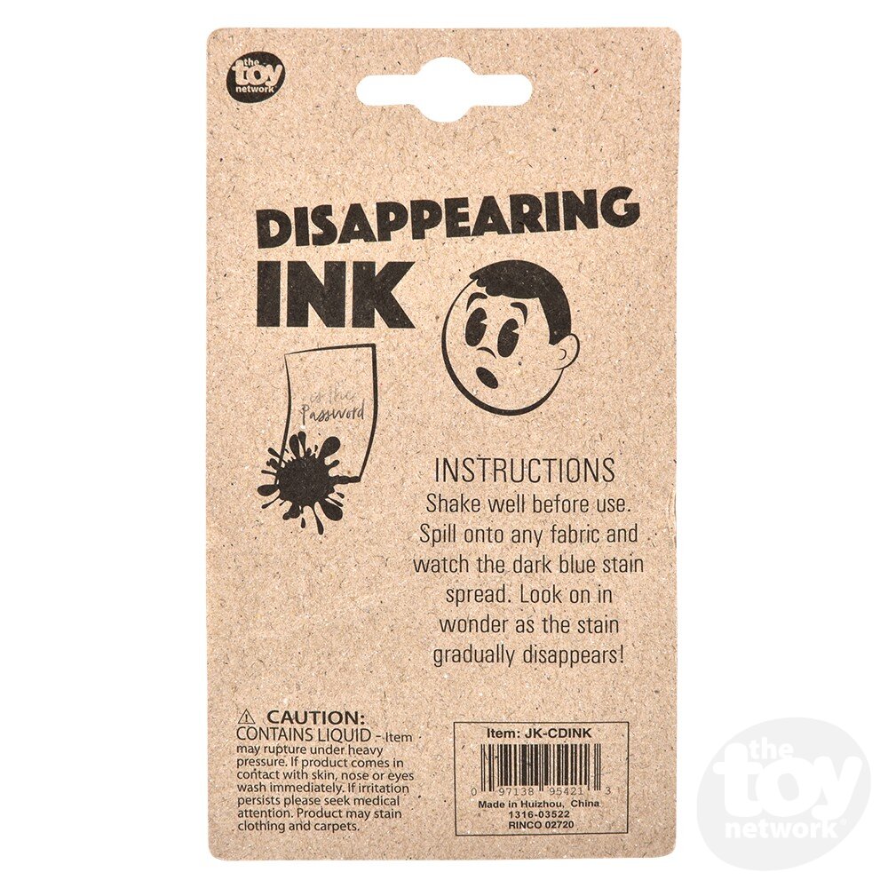 Disappearing Ink