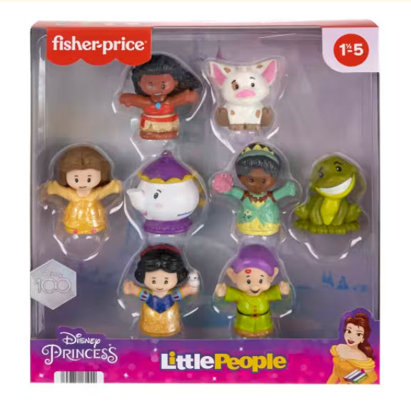 Little People Disney Princess Story Duos Figure 8 Pack