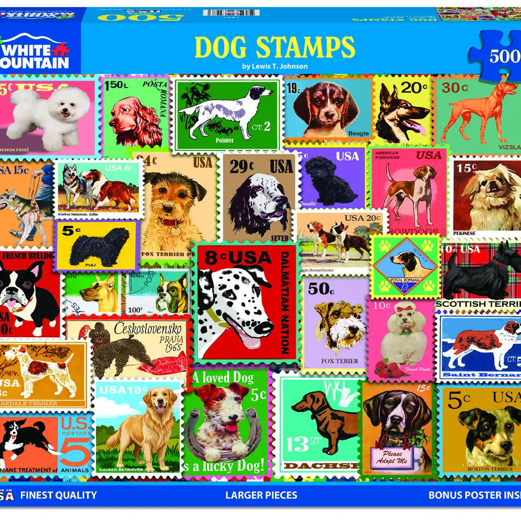 Dog Stamps Puzzle 500 pc
