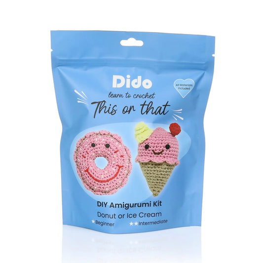 Crochet Kit - Donut or Ice Cream