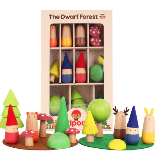 Dwarf Forest Wooden Playset