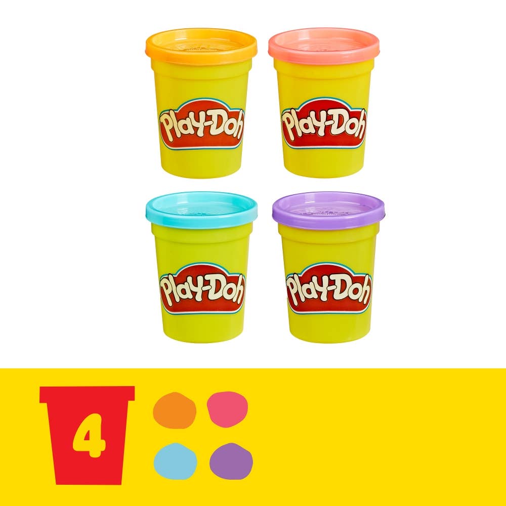 Play-Doh 4-Pack: Sweet Colors