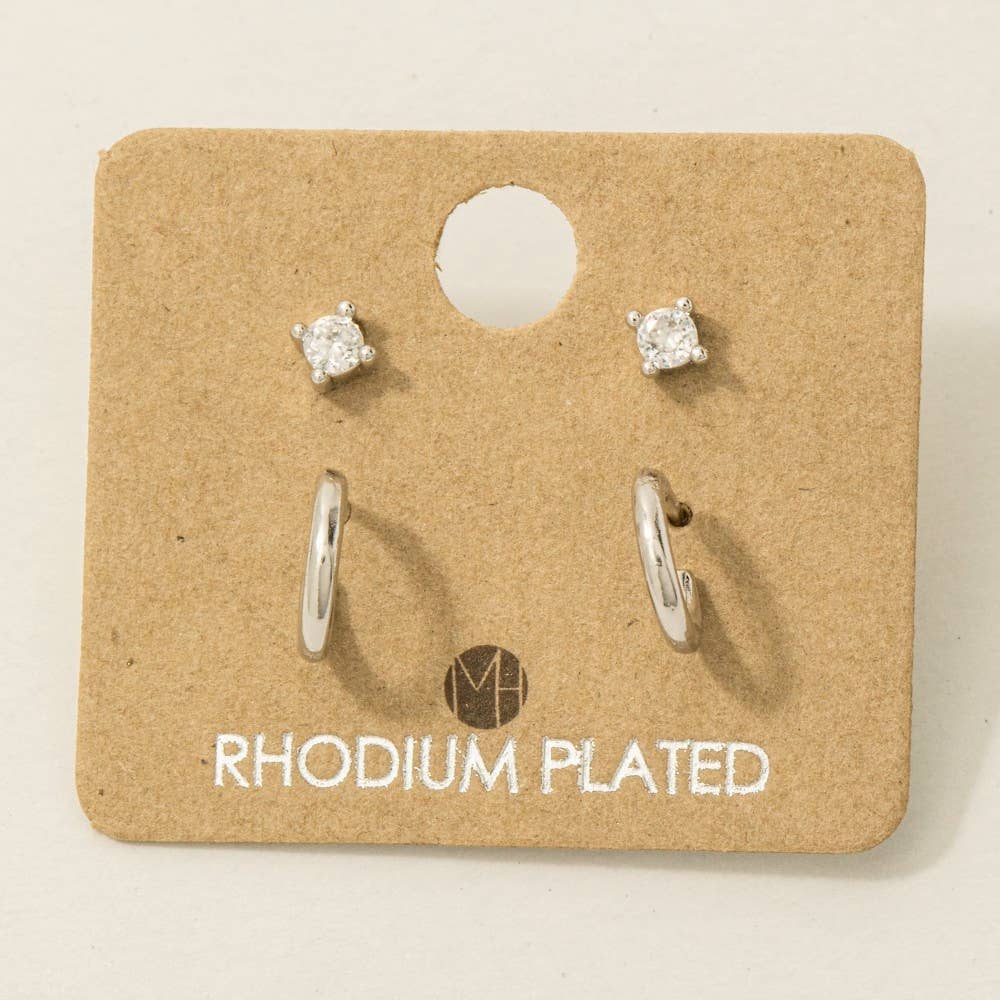 Mini Studs - Silver