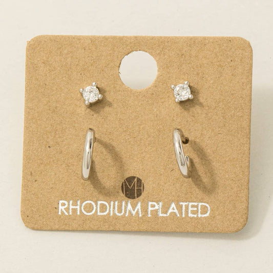 Mini Studs - Silver