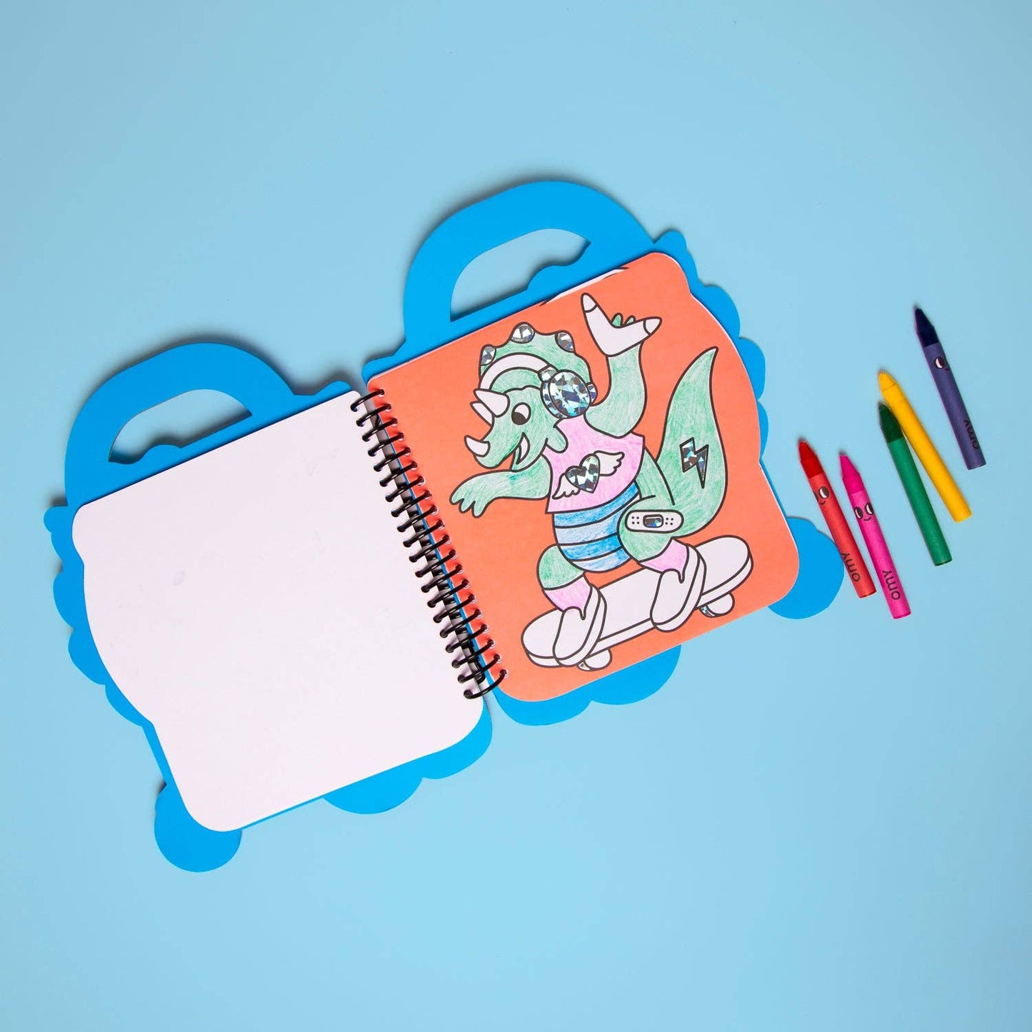 Super Coloring and Sticker Book - Dino