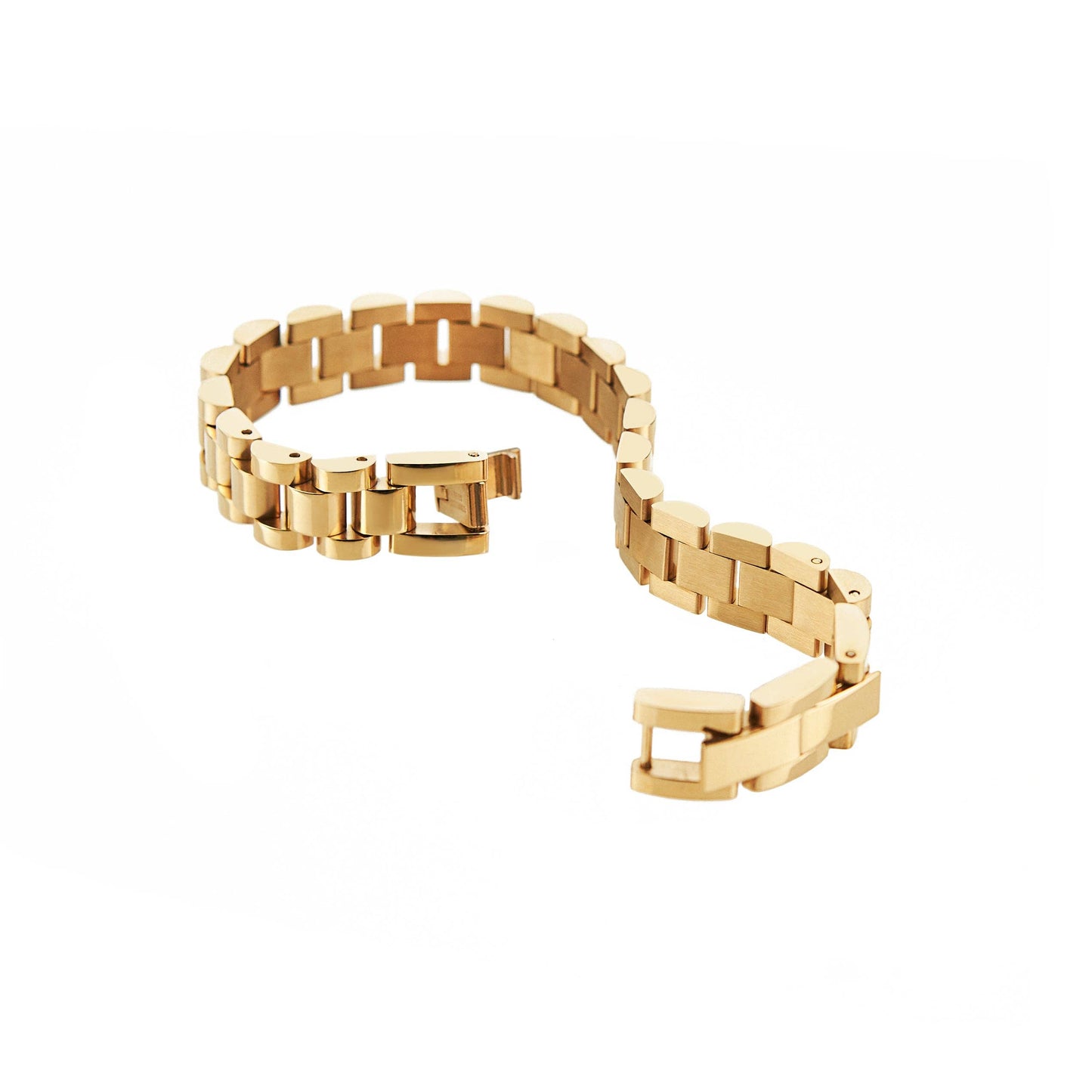 Waterproof Silver Watch Band Bracelet
