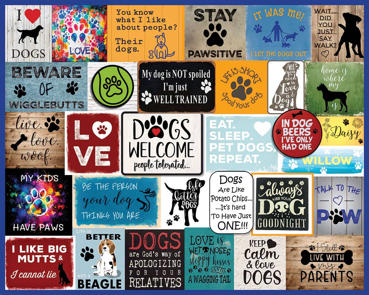 I Love Dogs Puzzle