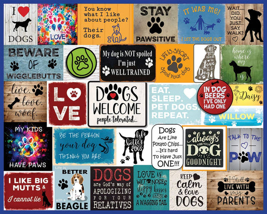 I Love Dogs Puzzle