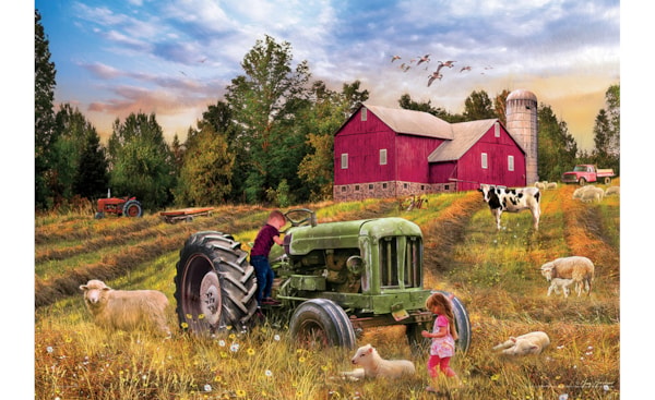 Farm Tractor Tin Puzzle