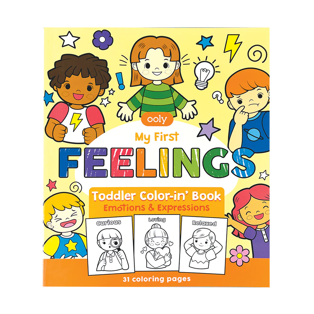 My First Feelings Toddler Color-in Book