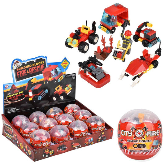 Building Block Fire Rescue Set