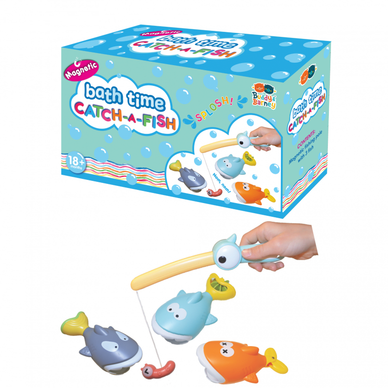 Bath Time Magnetic Fishing Set