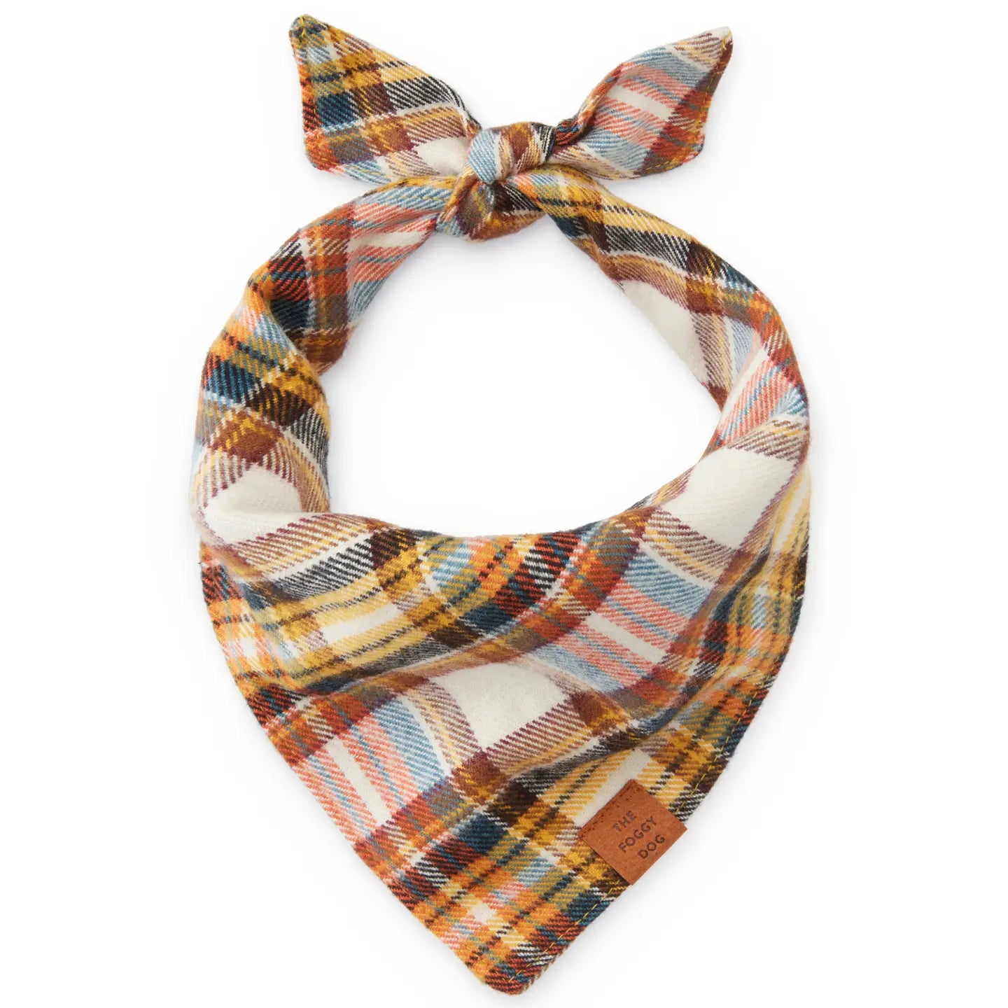 Flannel Fall Dog Bandana