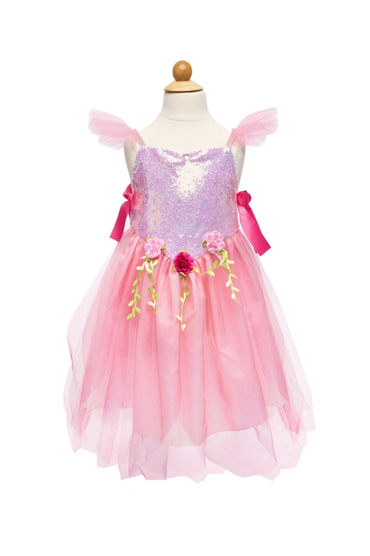 Pink Sequins Forest Fairy Tunic Size 5-6