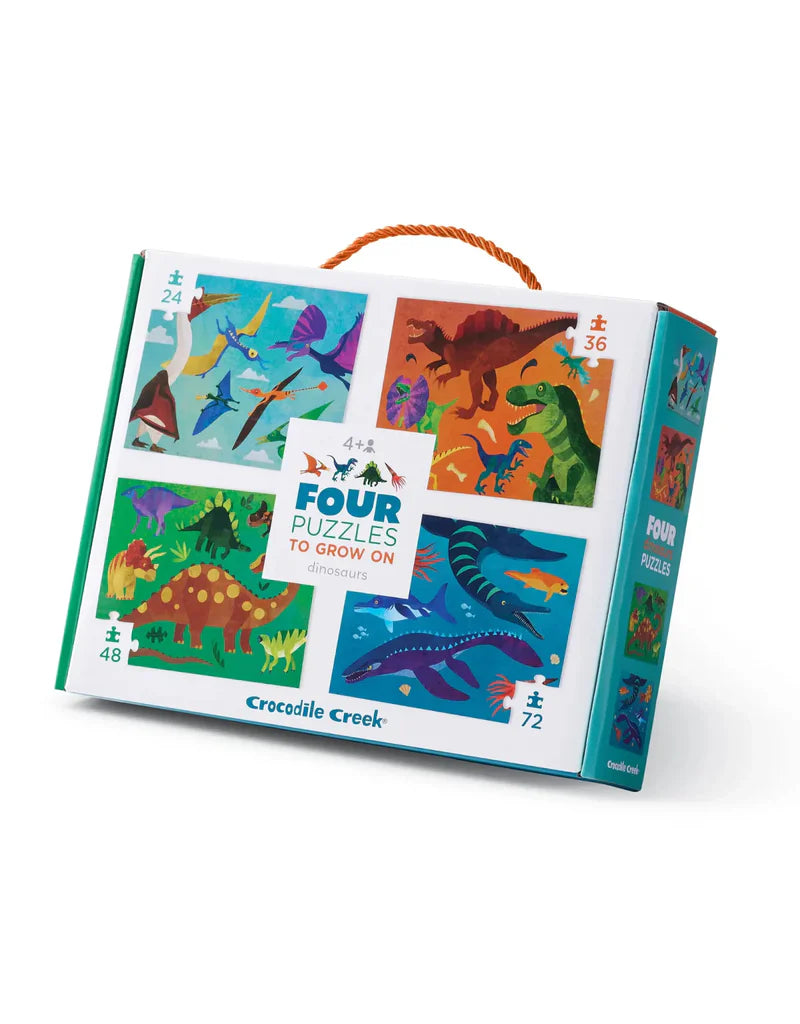Four Puzzles - Dinosaurs