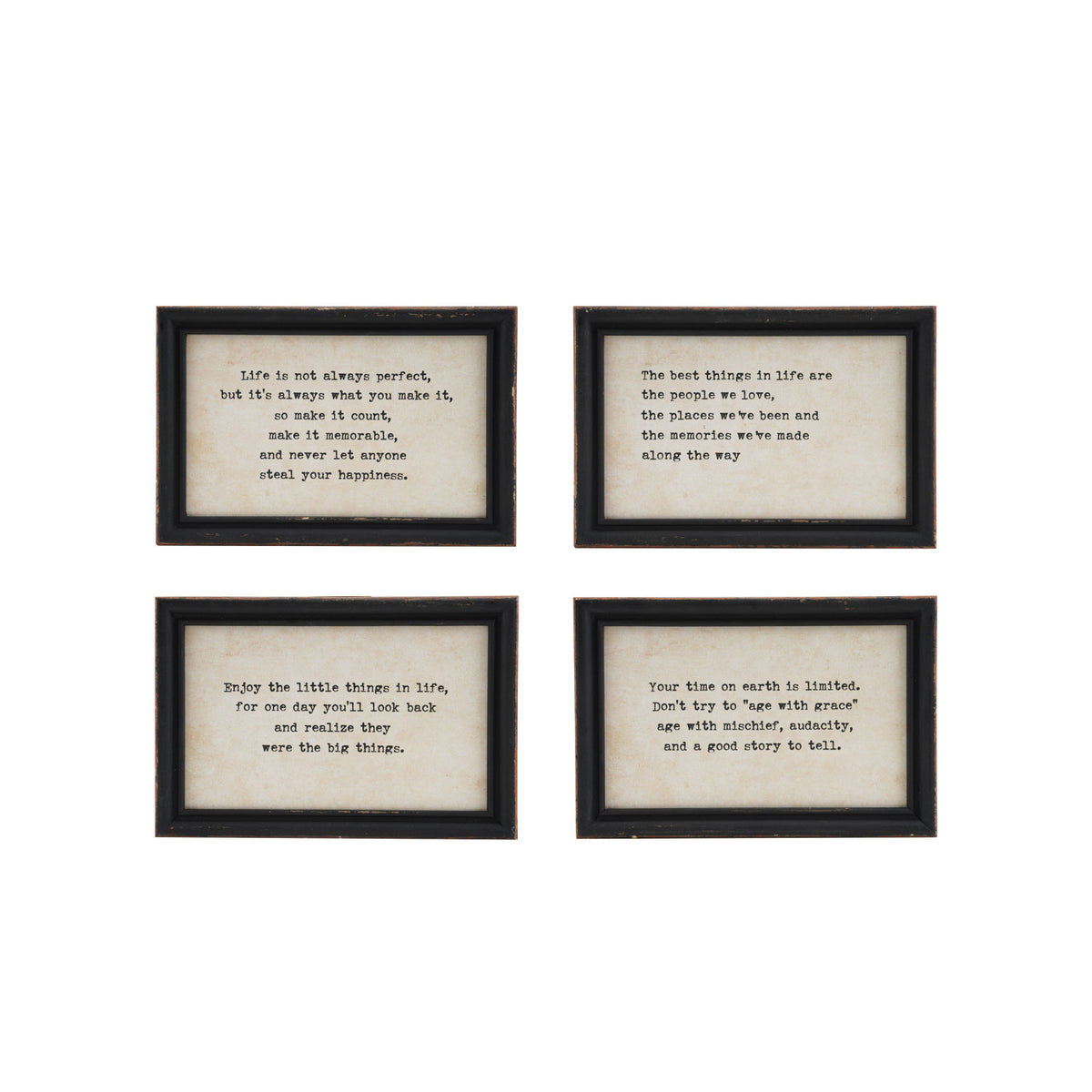 Wood Framed Saying