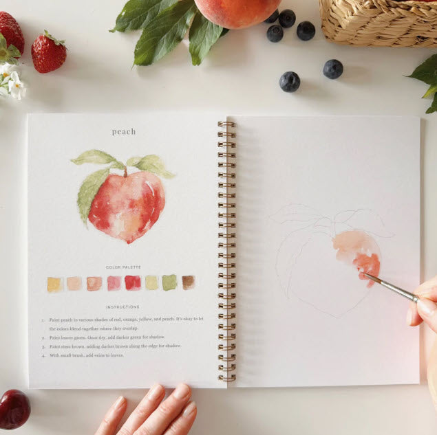 Fruit Watercolor Workbook