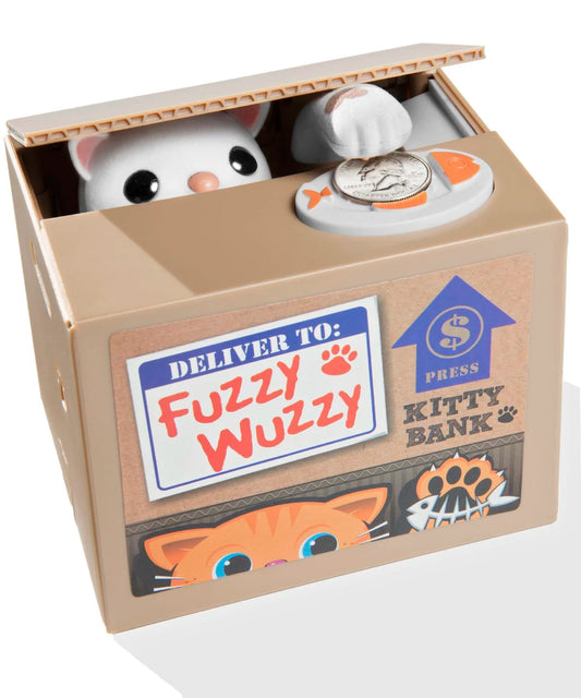 Fuzzy Wuzzy Kitty Bank