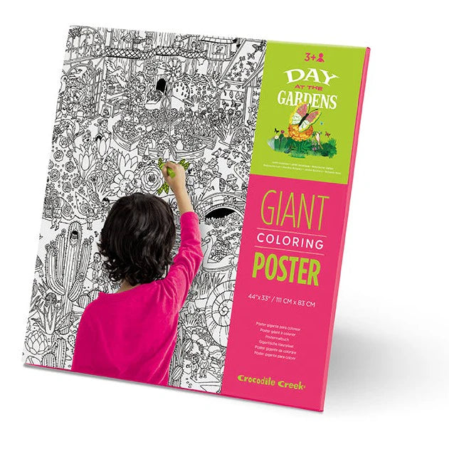 Giant Coloring Poster - Day at the Gardens