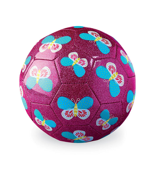 Size 3 Glitter Soccer Ball - Butterfly