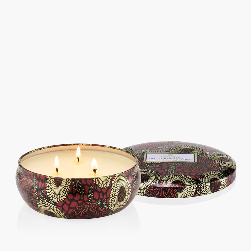 Goji Tarocco Orange Candle - Tin