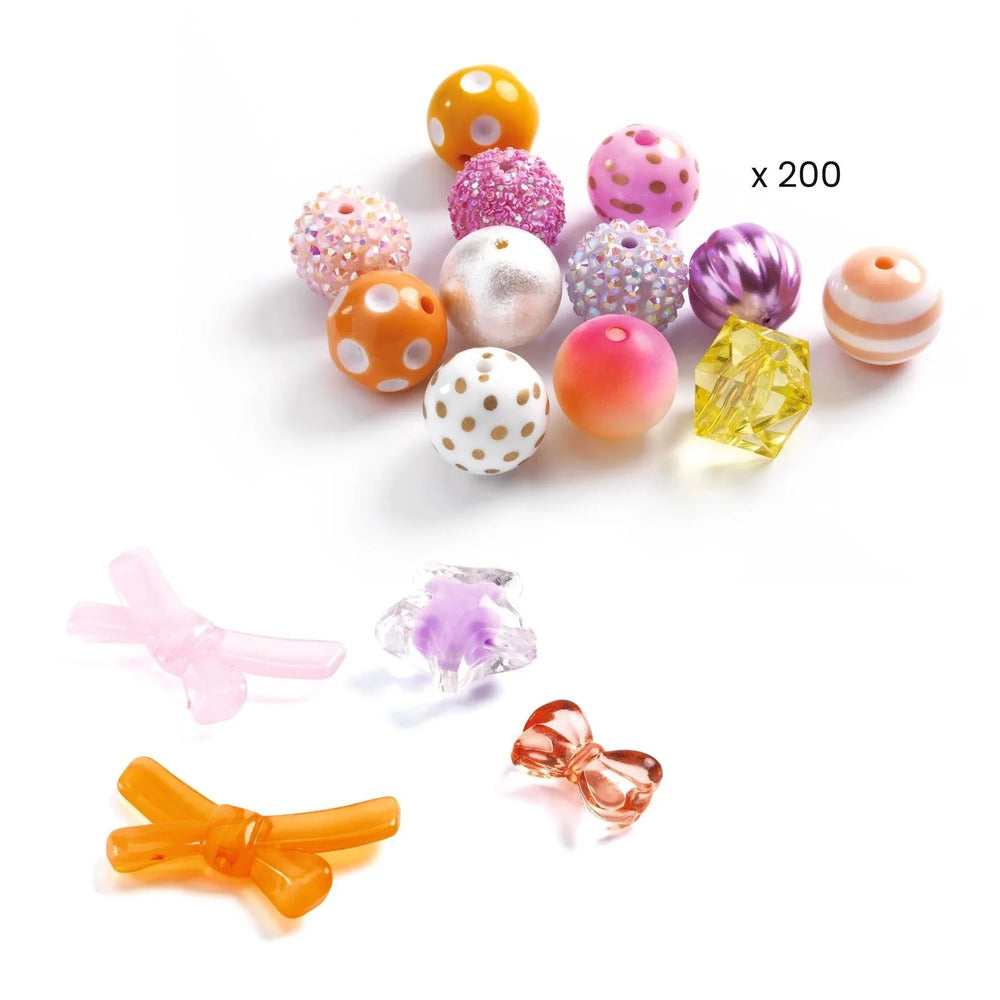 Gold Bubble Beads Jewelry Kit