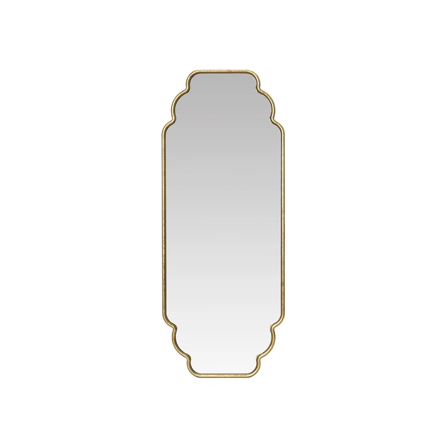 Gold Scalloped Mirror