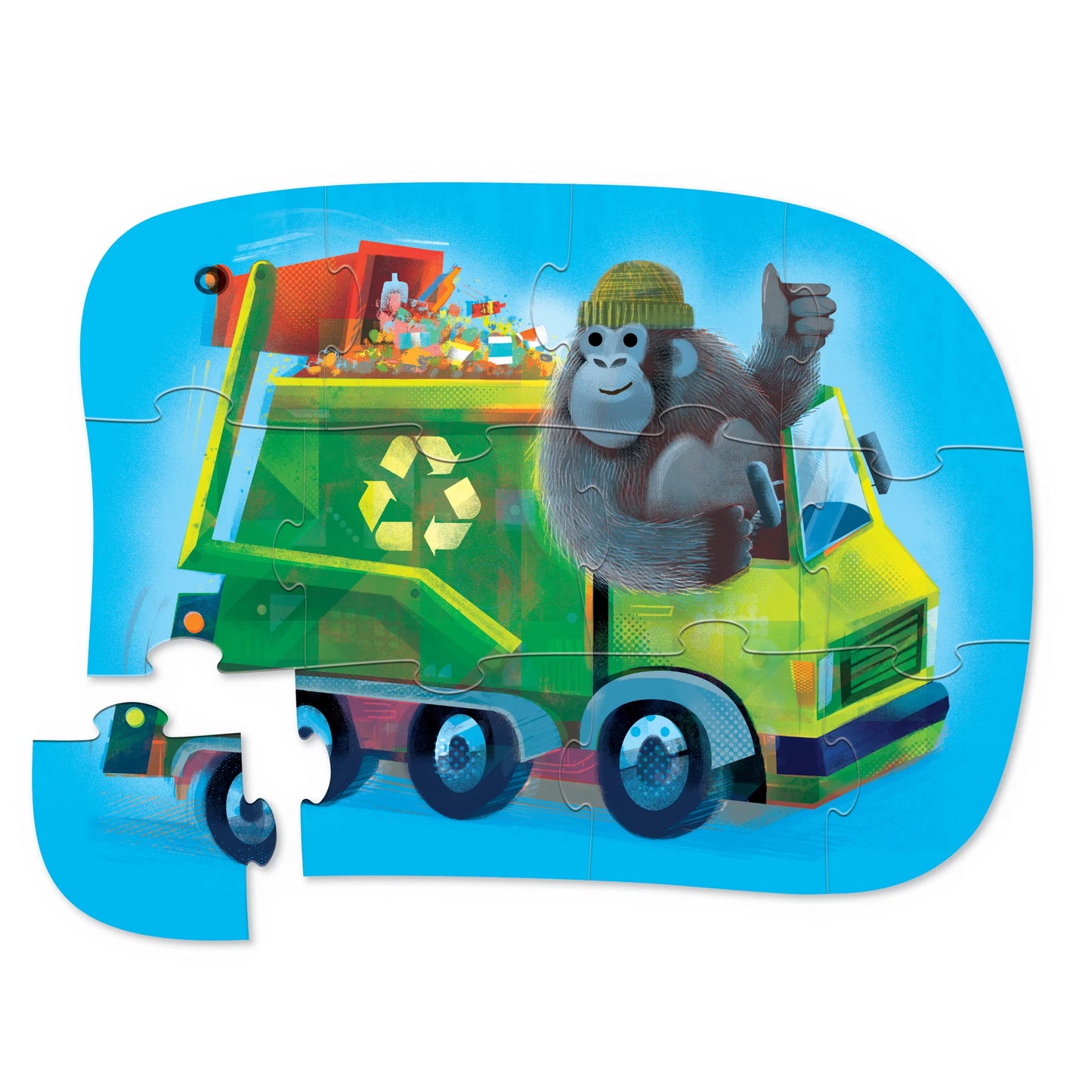 Go Gorilla Mini Puzzle 12 pc