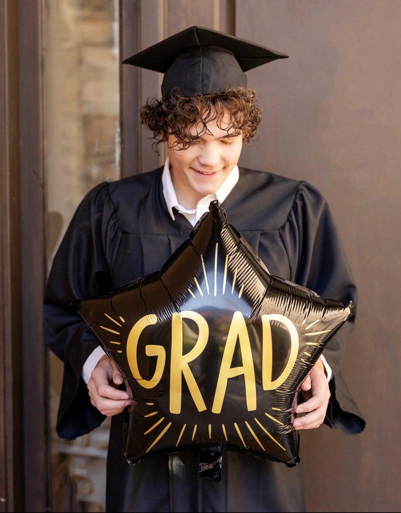 Grad Star Mylar Balloon
