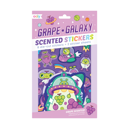 Grape Galaxy Scented Stickers