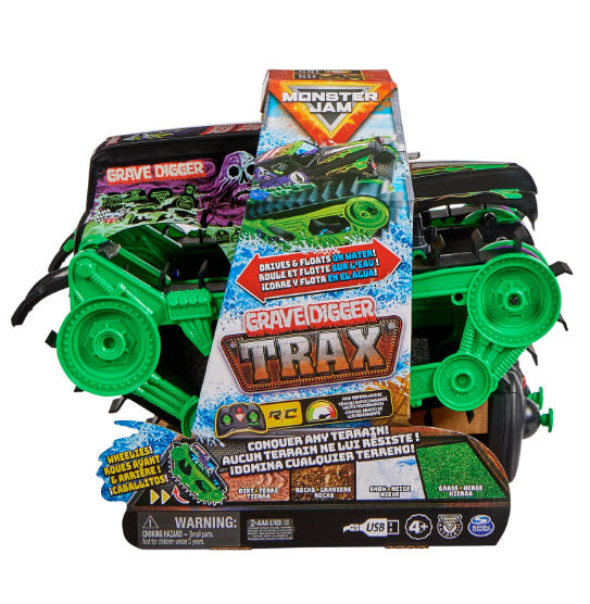 Monster Jam Grave Digger Trax Vechicle