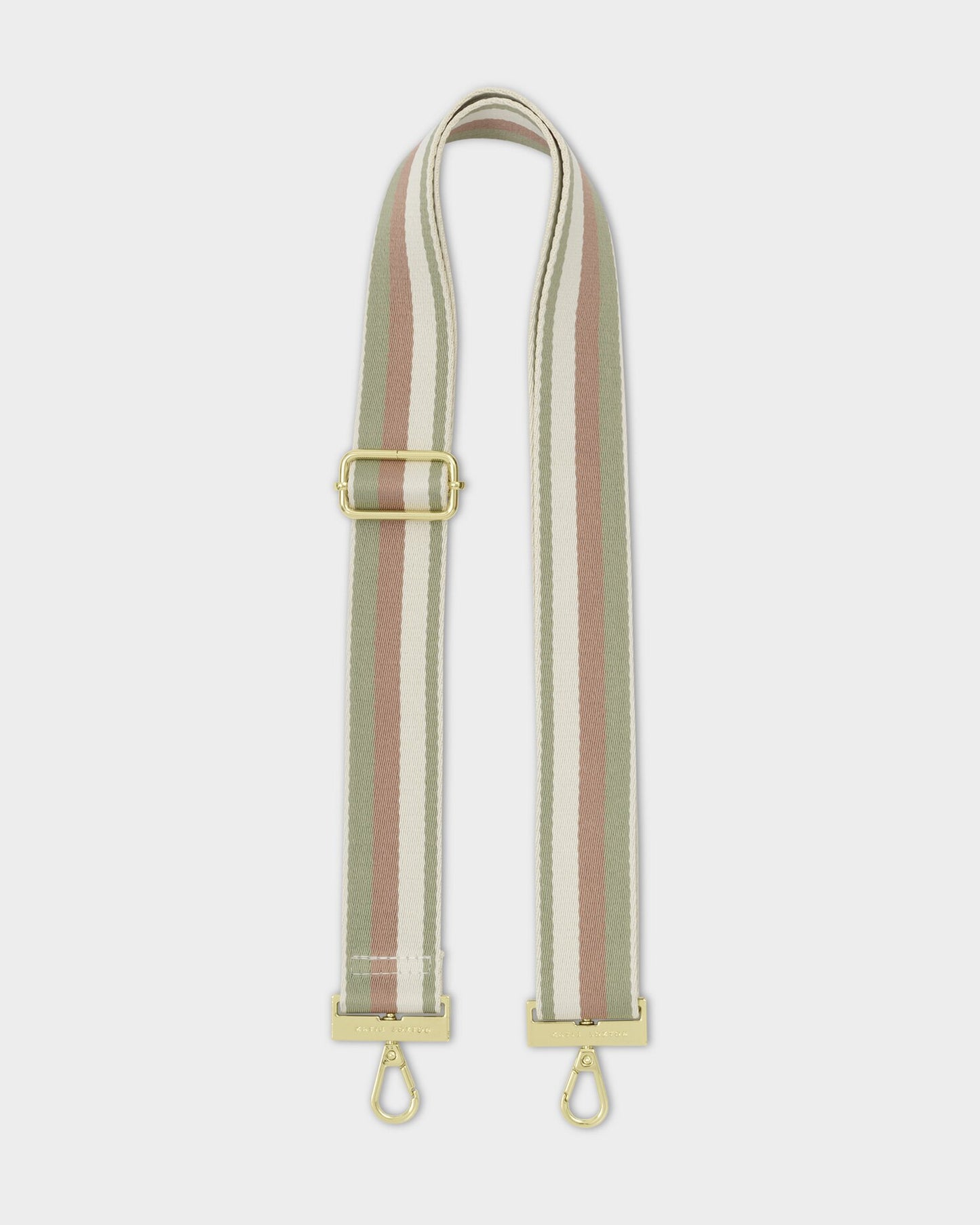 Canvas Bag Strap - Sage Green Stripe